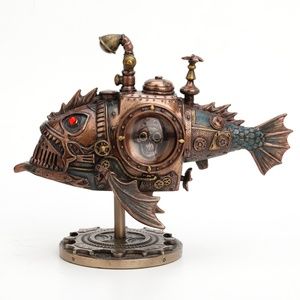 Steampunk submarine home decor